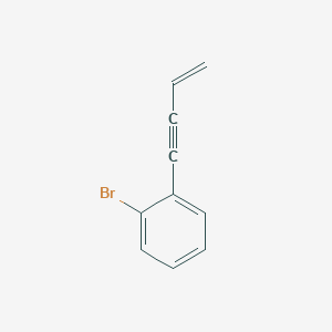 molecular formula C10H7Br B12547034 1-Bromo-2-(but-3-en-1-yn-1-yl)benzene CAS No. 869485-28-9