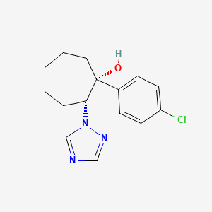 (1R,2R)-1-(4-Chlorophenyl)-2-(1H-1,2,4-triazole-1-yl)cycloheptanol