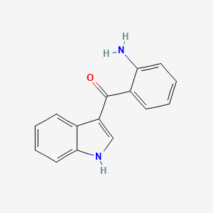 molecular formula C15H12N2O B12547131 (2-Aminophenyl)(1H-indol-3-yl)methanone CAS No. 821767-64-0