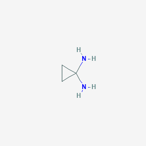 molecular formula C3H8N2 B1254724 Diaminocyclopropane 