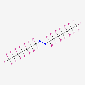 molecular formula C14F30N2 B12547267 Bis(pentadecafluoroheptyl)diazene CAS No. 847335-91-5