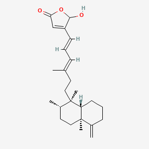 molecular formula C25H36O3 B1254733 Palauolide 