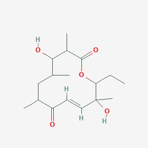 (9E)-12-ethyl-4,11-dihydroxy-3,5,7,11-tetramethyl-1-oxacyclododec-9-ene-2,8-dione