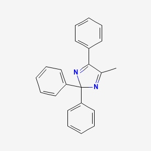molecular formula C22H18N2 B12547413 4-Methyl-2,2,5-triphenyl-2H-imidazole CAS No. 143687-53-0