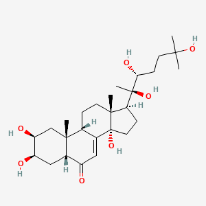 molecular formula C27H44O7 B1254744 Ecdysterone,(S) 