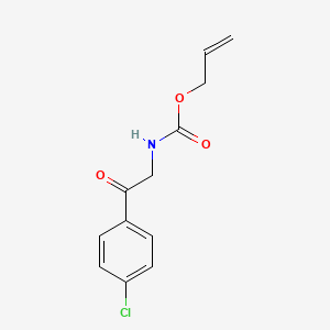 molecular formula C12H12ClNO3 B12547450 Prop-2-en-1-yl [2-(4-chlorophenyl)-2-oxoethyl]carbamate CAS No. 178888-24-9
