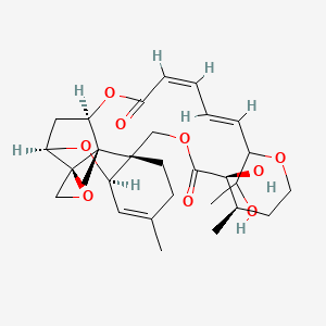 Verrucarin A, 7'-deoxo-7'-(1-hydroxyethyl)-