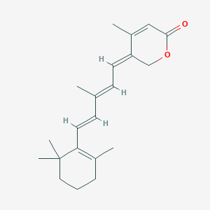 (5E)-5-[(2E,4E)-5-(2,6,6-Trimethyl-1-cyclohexenyl)-3-methyl-2,4-pentadien-1-ylidene]-4-methyl-5,6-dihydro-2H-pyran-2-one