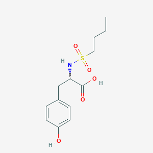 molecular formula C13H19NO5S B125476 L-N-Butylsulfonyl-p-hydroxyphenylalanine CAS No. 149490-60-8