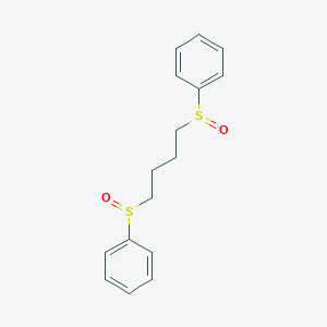 molecular formula C16H18O2S2 B12547627 1,4-Bis(phenylsulfinyl)butane CAS No. 161811-31-0