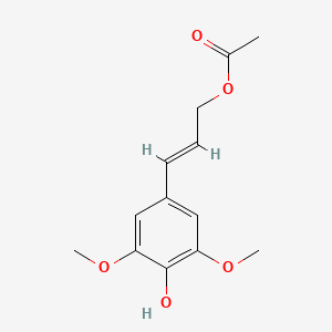 molecular formula C13H16O5 B1254768 Sinapyl acetate 
