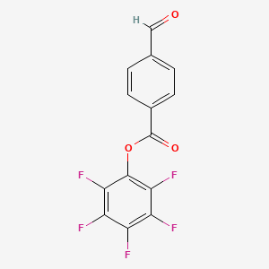 molecular formula C14H5F5O3 B12547714 Agn-PC-0MW3I2 CAS No. 160681-98-1