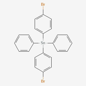 molecular formula C24H18Br2Sn B12547727 Bis(4-bromophenyl)(diphenyl)stannane CAS No. 667465-48-7