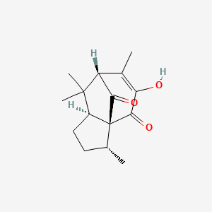 (1R,2R,5S,7R)-9-Hydroxy-2,6,6,8-tetramethyltricyclo[5.3.1.01,5]undec-8-ene-10,11-dione