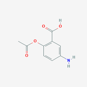Benzoic acid, 2-(acetyloxy)-5-amino-