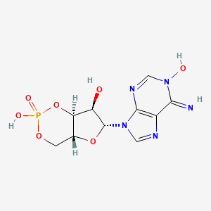 (4aR,6R,7R,7aS)-6-(6-amino-1-oxo-9H-1lambda(5)-purin-9-yl)-2,7-dihydroxytetrahydro-2H,4H-2lambda(5)-furo[3,2-d][1,3,2]dioxaphosphinin-2-one