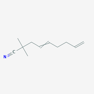 molecular formula C11H17N B12547860 2,2-Dimethylnona-4,8-dienenitrile CAS No. 669073-74-9
