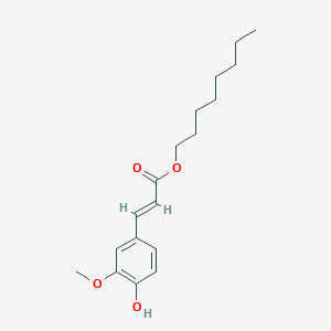 molecular formula C18H26O4 B1254792 Octyl ferulate 