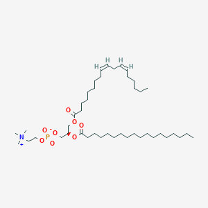 molecular formula C44H84NO8P B1254795 1-Linoleoyl-2-stearoyl-sn-glycero-3-phosphocholine 