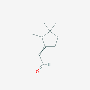 molecular formula C10H16O B12547955 (2,3,3-Trimethylcyclopentylidene)acetaldehyde CAS No. 143611-90-9