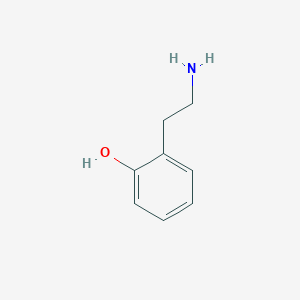 molecular formula C8H11NO B125480 2-(2-氨基乙基)苯酚 CAS No. 2039-66-9
