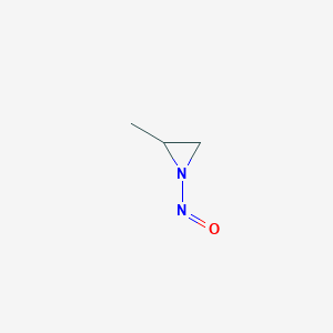molecular formula C3H6N2O B12548059 2-Methyl-1-nitrosoaziridine CAS No. 142267-52-5