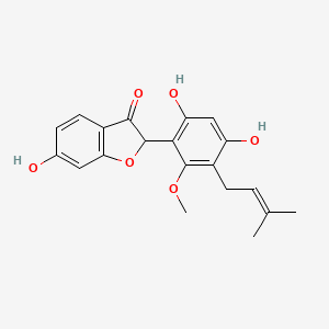 molecular formula C20H20O6 B1254812 Licofuranone CAS No. 161099-38-3