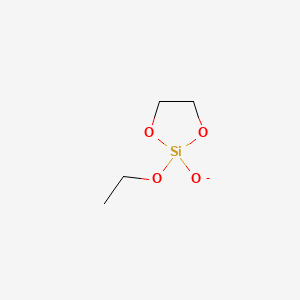 molecular formula C4H9O4Si- B12548165 Silicic acid, 1,2-ethanediyl ethyl ester CAS No. 170424-65-4