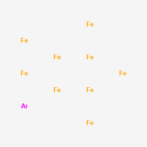 molecular formula ArFe9 B12548171 Argon;iron CAS No. 142814-31-1