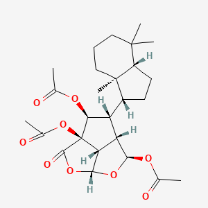 molecular formula C26H36O9 B1254818 Chromodorolide B 