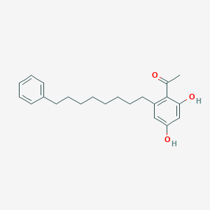 molecular formula C22H28O3 B125482 Kneglomeratanone A CAS No. 155233-37-7
