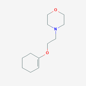 molecular formula C12H21NO2 B12548204 Morpholine, 4-[2-(1-cyclohexen-1-yloxy)ethyl]- CAS No. 669065-92-3