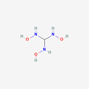 molecular formula CH7N3O3 B12548209 N,N',N''-Trihydroxymethanetriamine CAS No. 148124-31-6
