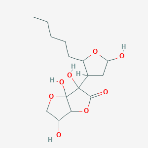 molecular formula C15H24O8 B1254822 Ascorbyl-HNE 