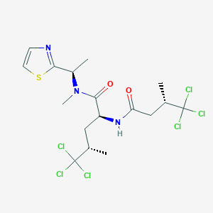 molecular formula C17H23Cl6N3O2S B1254828 Neodysidenin 