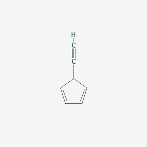 molecular formula C7H6 B12548363 1,3-Cyclopentadiene, 5-ethynyl- CAS No. 162794-04-9