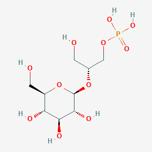 molecular formula C9H19O11P B1254837 2-O-(beta-D-glucosyl)-sn-glycerol 3-phosphate 