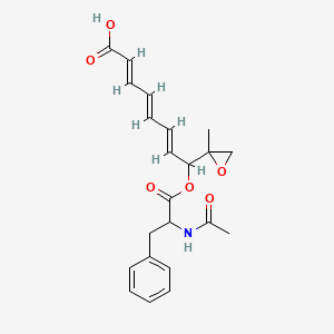 (2E,4E,6E)-8-(2-acetamido-3-phenylpropanoyl)oxy-8-(2-methyloxiran-2-yl)octa-2,4,6-trienoic acid