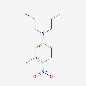 molecular formula C13H20N2O2 B12548484 Benzenamine, 3-methyl-4-nitro-N,N-dipropyl- CAS No. 821776-55-0
