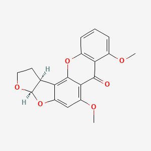 molecular formula C19H16O6 B1254849 8-O-Methyldihydrosterigmatocystin 
