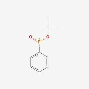 molecular formula C10H14O2P+ B12548516 tert-Butoxy(oxo)phenylphosphanium CAS No. 143490-03-3