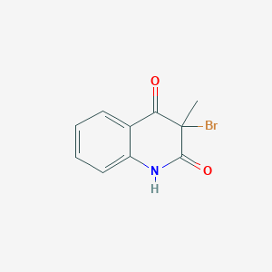 molecular formula C10H8BrNO2 B12548529 3-bromo-3-methylquinoline-2,4(1H,3H)-dione CAS No. 168214-53-7
