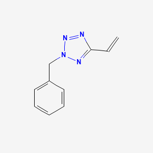molecular formula C10H10N4 B12548580 2-Benzyl-5-ethenyl-2H-tetrazole CAS No. 142142-75-4