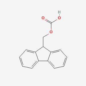 molecular formula C15H12O3 B1254868 Fluoren-9-ylmethyl hydrogen carbonate 