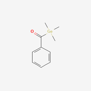 molecular formula C10H14GeO B1254869 Benzoyltrimethylgermane 
