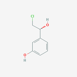 molecular formula C8H9ClO2 B1254875 (R)-2-Chloro-1-(3-hydroxy-phenyl)-ethanol CAS No. 925430-39-3