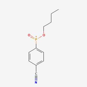 molecular formula C11H13NO2P+ B12548768 Phosphinic acid, (4-cyanophenyl)-, butyl ester CAS No. 821009-72-7