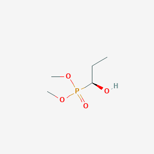 molecular formula C5H13O4P B12548782 Phosphonic acid, [(1S)-1-hydroxypropyl]-, dimethyl ester CAS No. 864536-06-1