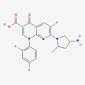 molecular formula C20H17F3N4O3 B1254881 2'-Methyl-tosufloxacin 