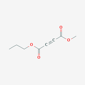 molecular formula C8H10O4 B12548819 Methyl propyl but-2-ynedioate CAS No. 142270-72-2